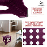 Awesome Folding Step Stool - 11" - Super Strong Sturdy Enough to Hold 300 Lb - Lightweight Foldable Step Stool for Adults and Kids - Opens with one Flip - Great for Kitchen, Bathroom and Bedroom | Burgundy