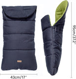 CrocnFrog Baby Stroller Bunting Blanket | Toddler Universal Footmuff Sleeping Bag with Adjustable Side Zips | Green