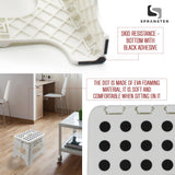 Awesome Folding Step Stool - 11" - Super Strong Sturdy Enough to Hold 300 Lb - Lightweight Foldable Step Stool for Adults and Kids - Opens with one Flip - Great for Kitchen, Bathroom and Bedroom | White