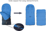 CrocnFrog Baby Stroller Bunting Blanket | Toddler Universal Footmuff Sleeping Bag with Adjustable Side Zips | Dark Blue