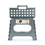 Awesome Folding Step Stool - 11" - Super Strong Sturdy Enough to Hold 300 Lb - Lightweight Foldable Step Stool for Adults and Kids - Opens with one Flip - Great for Kitchen, Bathroom and Bedroom | Dark Grey