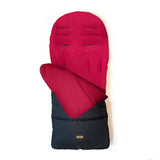 CrocnFrog Baby Stroller Bunting Blanket | Toddler Universal Footmuff Sleeping Bag with Adjustable Side Zips | Red