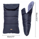 CrocnFrog Baby Stroller Bunting Blanket | Toddler Universal Footmuff Sleeping Bag with Adjustable Side Zips | Purple