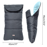 CrocnFrog Baby Stroller Bunting Blanket | Toddler Universal Footmuff Sleeping Bag with Adjustable Side Zips | Blue