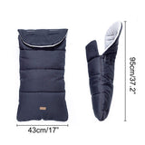 CrocnFrog Baby Stroller Bunting Blanket | Toddler Universal Footmuff Sleeping Bag with Adjustable Side Zips | Light Grey