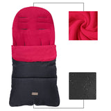 CrocnFrog Baby Stroller Bunting Blanket | Toddler Universal Footmuff Sleeping Bag with Adjustable Side Zips | Red