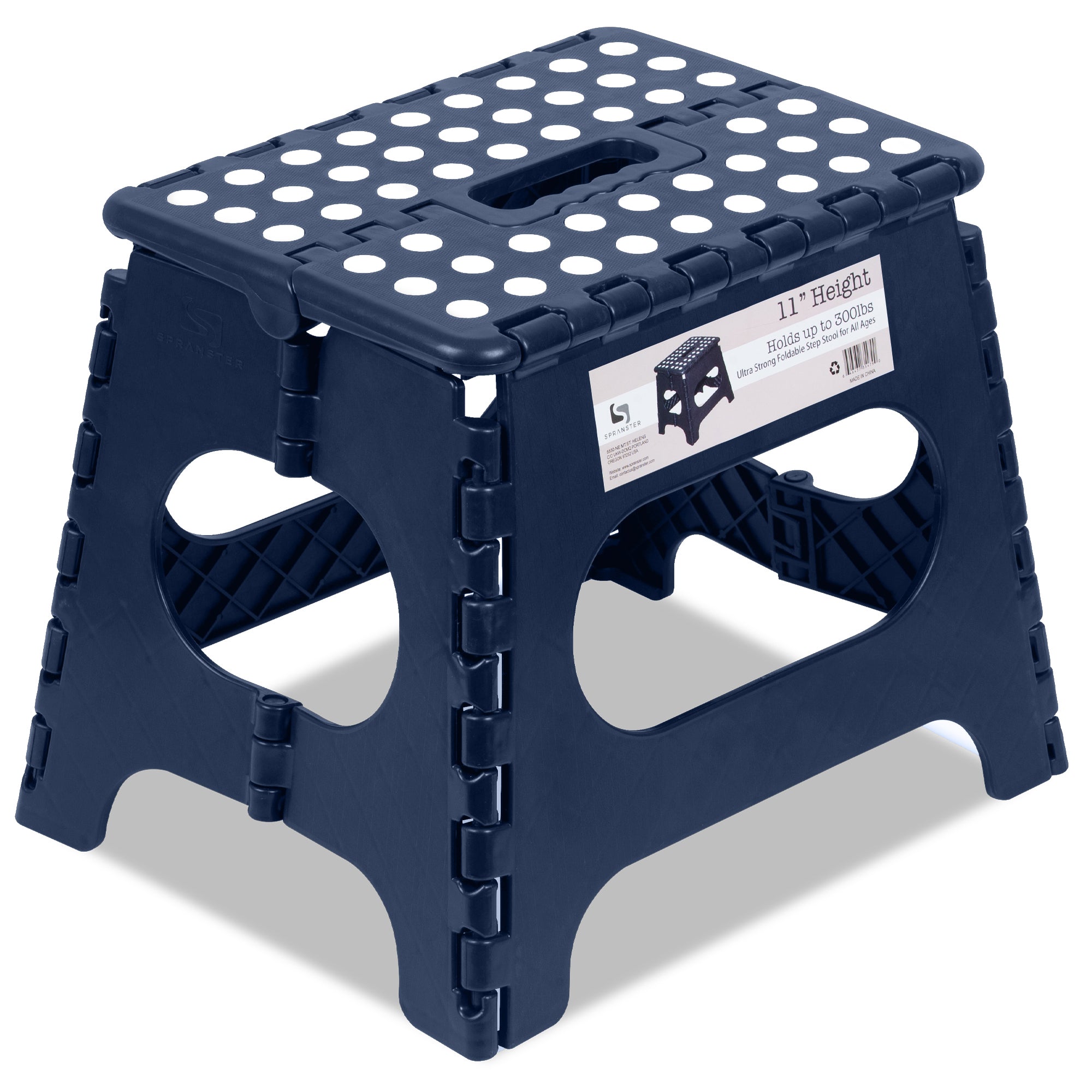 Awesome Folding Step Stool 11 Super Strong Sturdy Enough to Hold 300 Lb Spranster